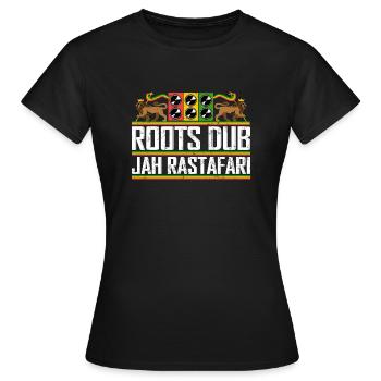 reggae - T-shirt Femme - noir - Devant - AI Model Female 172 dark (172cm)