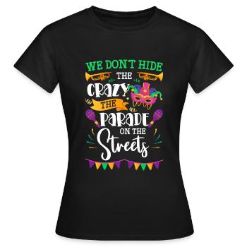 Party New Orleans Chains Music - T-shirt Femme - noir - Devant - AI Model Female 172 dark (172cm)