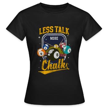 Pool Billardtisch Kneipensport Gewinner - Frauen T-Shirt - Schwarz - Vorne - AI Model Female 172 dark (172cm)