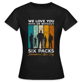 Vacances des hommes Masculinité Ascension - T-shirt Femme - noir - Devant - AI Model Female 172 dark (172cm)