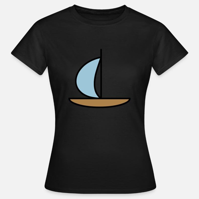 Sailboat - Women's T-Shirt - black