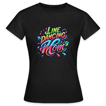 Mama tanzt Danse en ligne Maman - T-shirt Femme - noir - Devant - AI Model Female 172 dark (172cm)