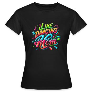 Mama tanzt Danse en ligne Maman - T-shirt Femme - noir - Devant - AI Model Female 172 dark (172cm)
