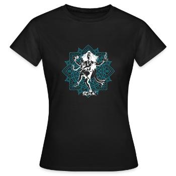 Shiva - T-shirt Femme - noir - Devant - AI Model Female 172 dark (172cm)