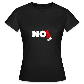 Non non - T-shirt Femme - noir - Devant - AI Model Female 172 dark (172cm)