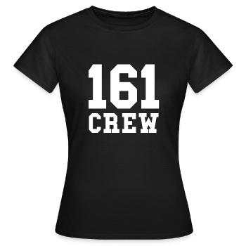 161 équipage - contre les nazis - T-shirt Femme - noir - Devant - AI Model Female 172 dark (172cm)