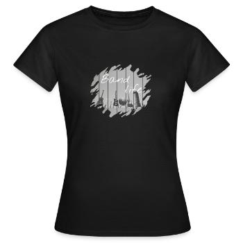 Band - Women's T-Shirt - black - Front - AI Model Female 172 dark (172cm)