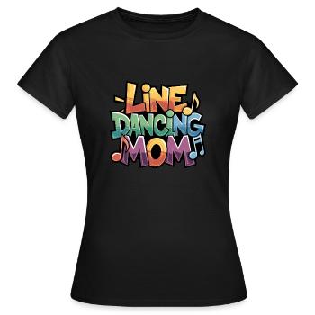 Mama tanzt Danse en ligne Maman - T-shirt Femme - noir - Devant - AI Model Female 172 dark (172cm)