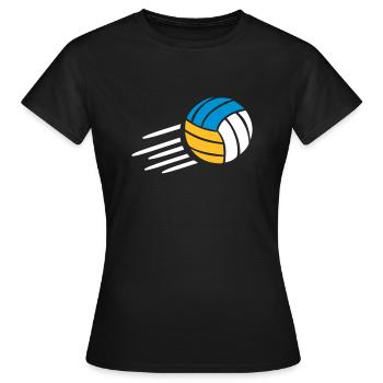 Beach-volley - T-shirt Femme - noir - Devant - AI Model Female 172 dark (172cm)