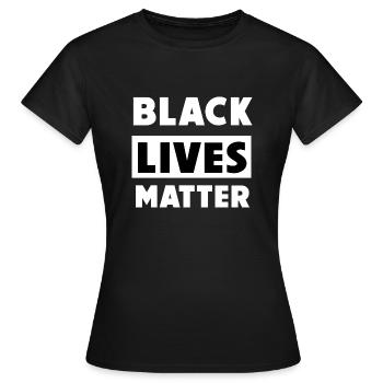 BLACK LIVES MATTER - T-shirt Femme - noir - Devant - AI Model Female 172 dark (172cm)