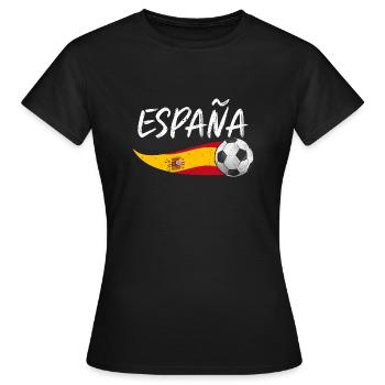 Spanier Spanien - Frauen T-Shirt - Schwarz - Vorne - AI Model Female 172 dark (172cm)
