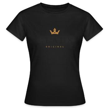 Claus Original Familienlogo - Frauen T-Shirt - Schwarz - Vorne - AI Model Female 172 dark (172cm)