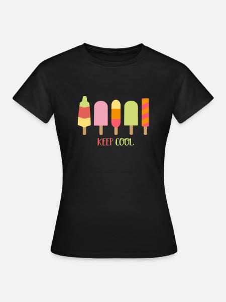 EIS - Frauen T-Shirt - Schwarz