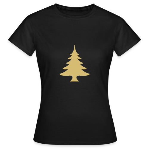 Weihnachtsbaum Joulukuusi Kulta - Naisten t-paita