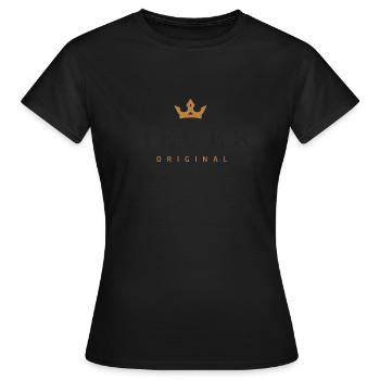 Heuer Original Familienname - Frauen T-Shirt - Schwarz - Vorne - AI Model Female 172 dark (172cm)