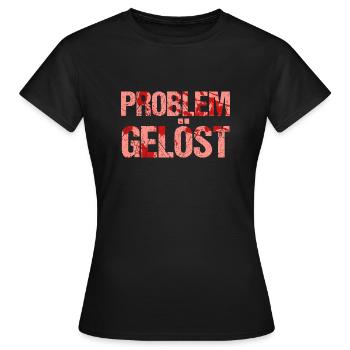 Costume d’Halloween Taché de Sang - T-shirt Femme - noir - Devant - AI Model Female 172 dark (172cm)
