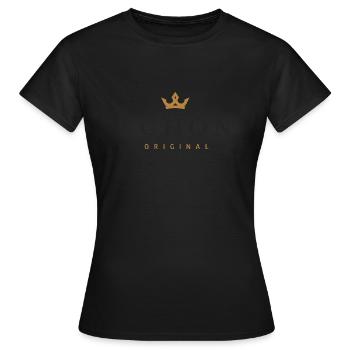 Beau logo familial original - T-shirt Femme - noir - Devant - AI Model Female 172 dark (172cm)