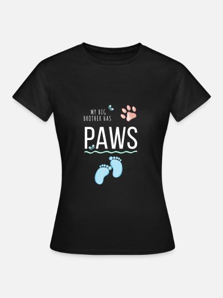 Mi hermano mayor tiene patas - Dame-T-shirt - sort