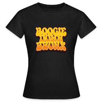 Boogie Down Bronx - Frauen T-Shirt - Schwarz - Vorne - AI Model Female 172 dark (172cm)