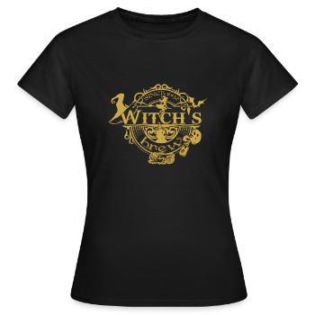Die Infusion der Hexe - Küchendekor - Frauen T-Shirt - Schwarz - Vorne - AI Model Female 172 dark (172cm)