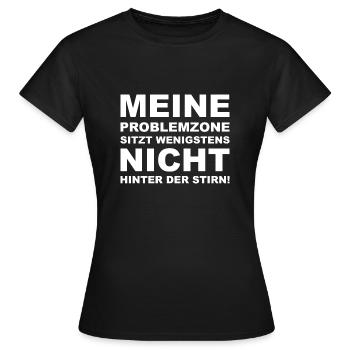 Beleidigung Diss Böser Spruch Geschenk - Frauen T-Shirt - Schwarz - Vorne - AI Model Female 172 dark (172cm)