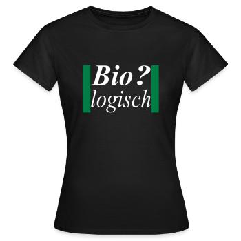 biologisch / Alles Bio - Frauen T-Shirt - Schwarz - Vorne - AI Model Female 172 dark (172cm)