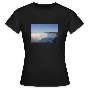 Chute du Niagara - T-shirt Femme - noir - Devant - AI Model Female 172 dark (172cm)