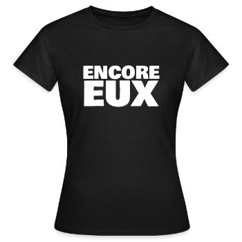 encore eux - T-shirt Femme - noir - Devant - AI Model Female 172 dark (172cm)