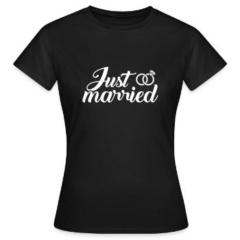 mariage - T-shirt Femme - noir - Devant - AI Model Female 172 dark (172cm)