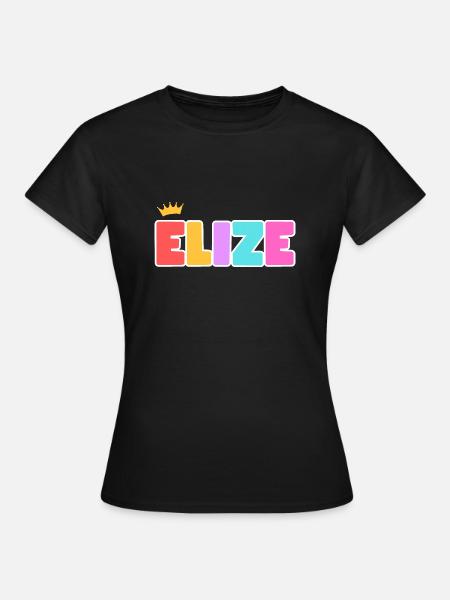 Elize! Customizable - Women's T-Shirt - black