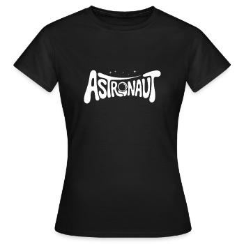 Astronaut - Cooles Astonomy-Logo - Frauen T-Shirt - Schwarz - Vorne - AI Model Female 172 dark (172cm)