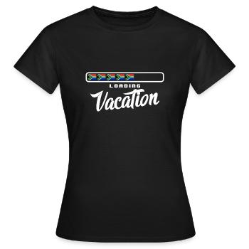 Drapeau de l’Afrique du Sud Drapeau sud-africain - T-shirt Femme - noir - Devant - AI Model Female 172 dark (172cm)