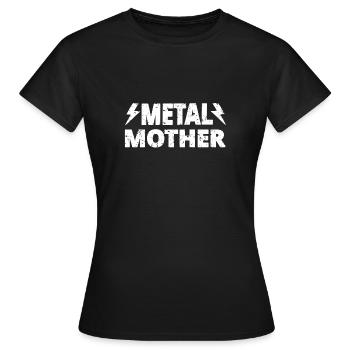 Mère de métal - T-shirt Femme - noir - Devant - AI Model Female 172 dark (172cm)
