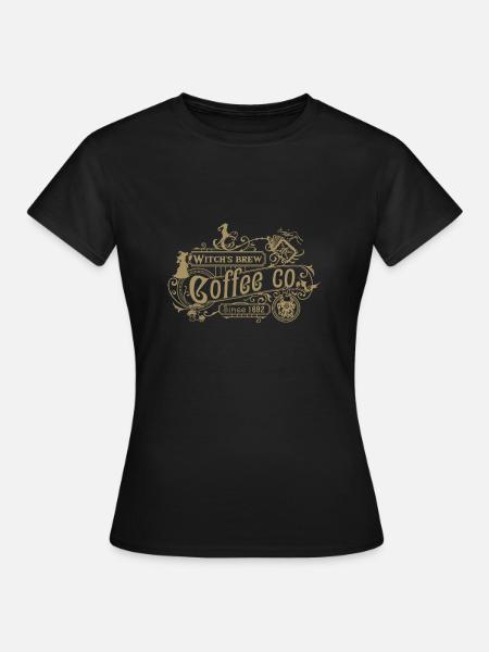 Hexencafé - Frauen T-Shirt - Schwarz