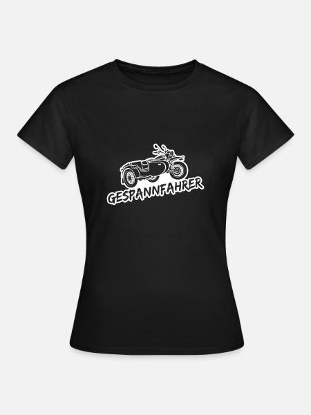 Gespannfahrer Ural Beiwagen Motorrad - Frauen T-Shirt - Schwarz