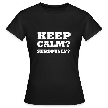 cadeau de énonciations drôle drôle - T-shirt Femme - noir - Devant - AI Model Female 172 dark (172cm)