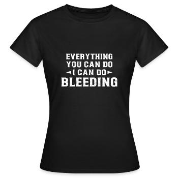 Feminismus Spruch Geschenk Vintage Emanzipation - Frauen T-Shirt - Schwarz - Vorne - AI Model Female 172 dark (172cm)
