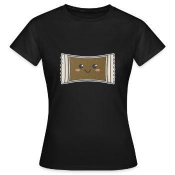Snus Tabak Nikotin Schweden - Frauen T-Shirt - Schwarz - Vorne - AI Model Female 172 dark (172cm)