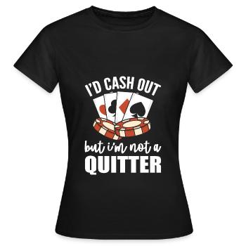 Blackjack Black Jack - Women's T-Shirt - black - Front - AI Model Female 172 dark (172cm)