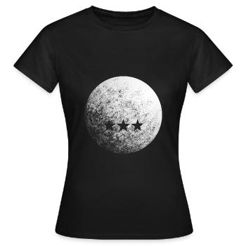 balle de ping-pong - T-shirt Femme - noir - Devant - AI Model Female 172 dark (172cm)