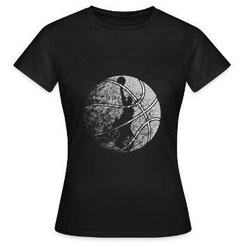 Basketball en fauteuil roulant - T-shirt Femme - noir - Devant - AI Model Female 172 dark (172cm)