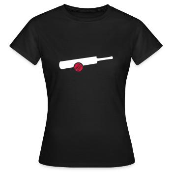 Cricket - Frauen T-Shirt - Schwarz - Vorne - AI Model Female 172 dark (172cm)