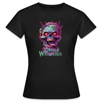 Soyez un zombie pour Halloween: T-shirts morts-vivants - T-shirt Femme - noir - Devant - AI Model Female 172 dark (172cm)