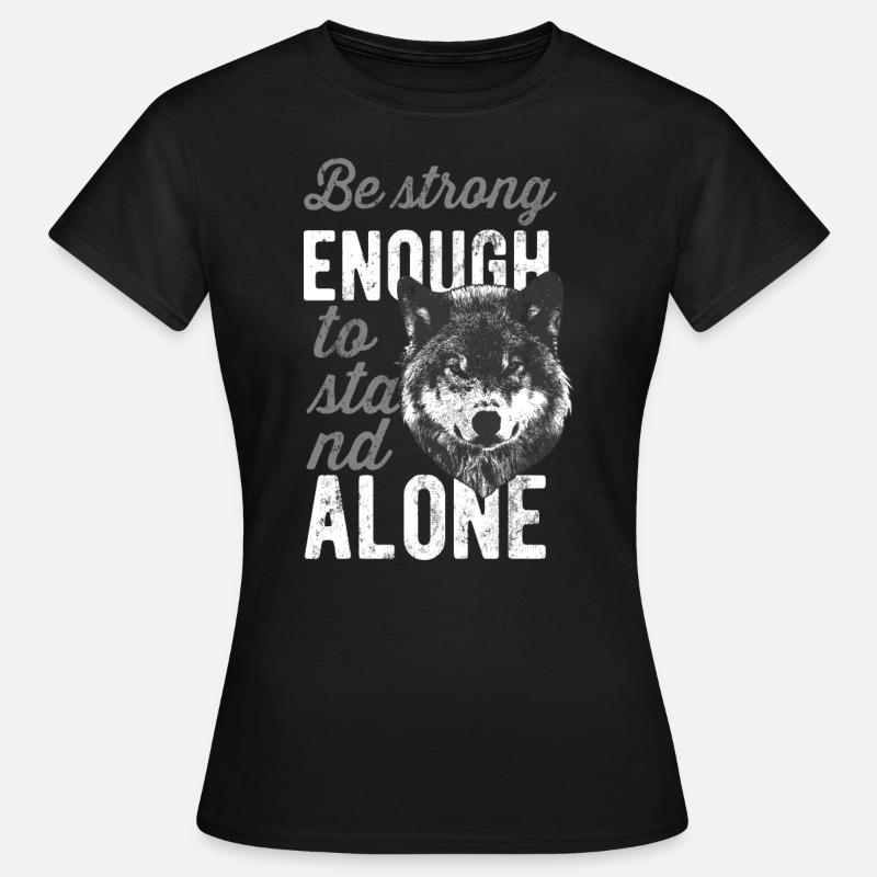 wolf - Women's T-Shirt - black