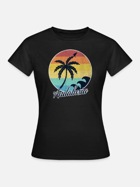Andalusien - Frauen T-Shirt - Schwarz