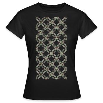 simple look - Women's T-Shirt - black - Front - AI Model Female 172 dark (172cm)