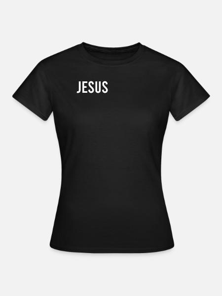Jesus Christus - Frauen T-Shirt - Schwarz