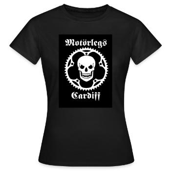 Motörlegs Cardiff - T-shirt Femme - noir - Devant - AI Model Female 172 dark (172cm)