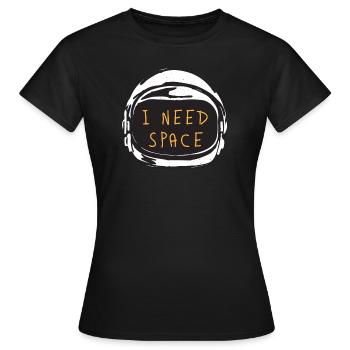 NASA - T-shirt Femme - noir - Devant - AI Model Female 172 dark (172cm)
