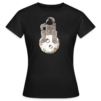 NASA - T-shirt Femme - noir - Devant - AI Model Female 172 dark (172cm)